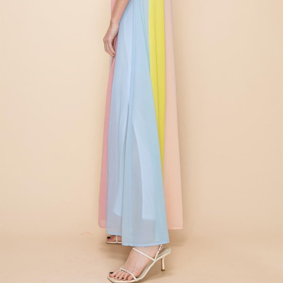 NWT!💝 Springtime Multi-color Maxi Dress - Picture 6 of 7